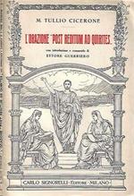 L' Orazione Post Reditum Ad Quirites