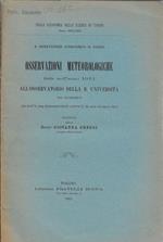 Osservazioni meteorologiche fatte nell'anno 1912 all'Osservatorio della R. università di Torino