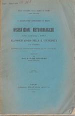 Osservazioni meteorologiche fatte nell'anno 1913 all'Osservatorio della R. università di Torino