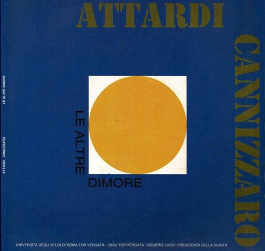 Attardi Cannizzaro - Le altre dimore - copertina