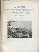 Annuario dell'osservatorio astronomico di Capodimonte - Napoli per l'anno 1963