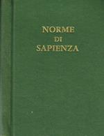 Norme di sapienza