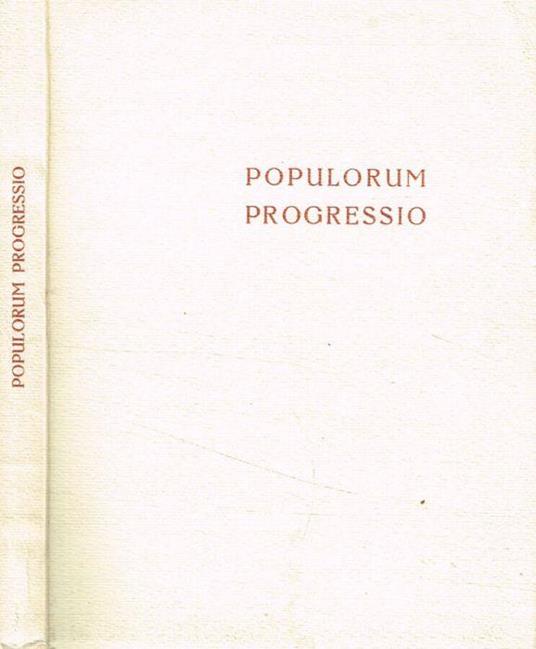 Populorum Progressio - Paolo VI - copertina