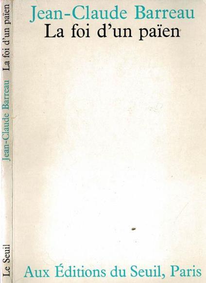 La foi d'un paien - copertina