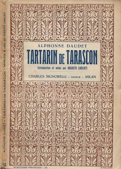 Tartarin de Tarascon - Alphonse Daudet - copertina