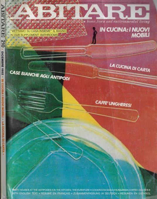Abitare anno 1982 N. 210 - copertina