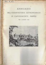 Annuario dell'osservatorio astronomico di Capodimonte - Napoli per l'anno 1961