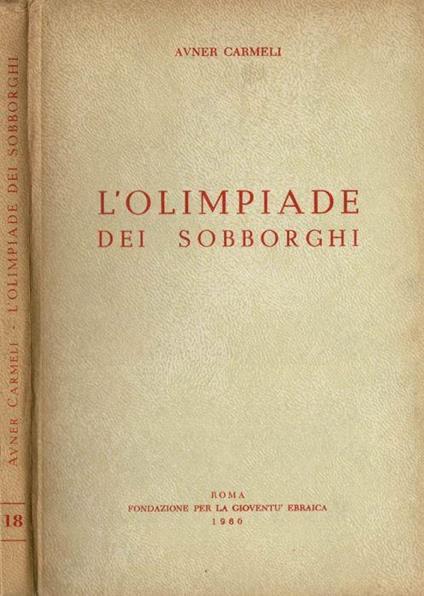 L' Olimpiade dei sobborghi - copertina