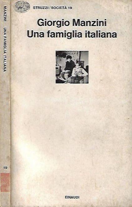 Una famiglia italiana - Giorgio Manzini - copertina