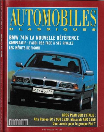 Automobiles classiques N. 62 1994 - copertina