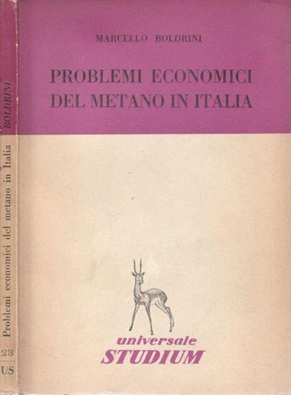 Problemi economici del metano in Italia - Marcello Boldrini - copertina