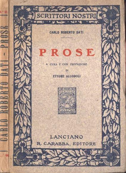 Prose - copertina