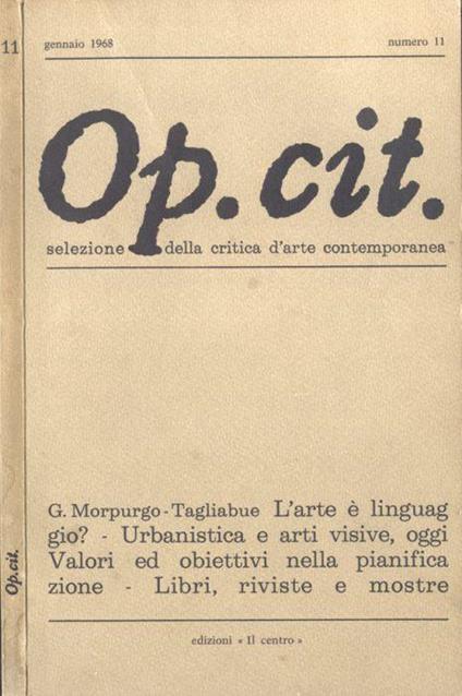 Op. Cit. n. 11 - copertina