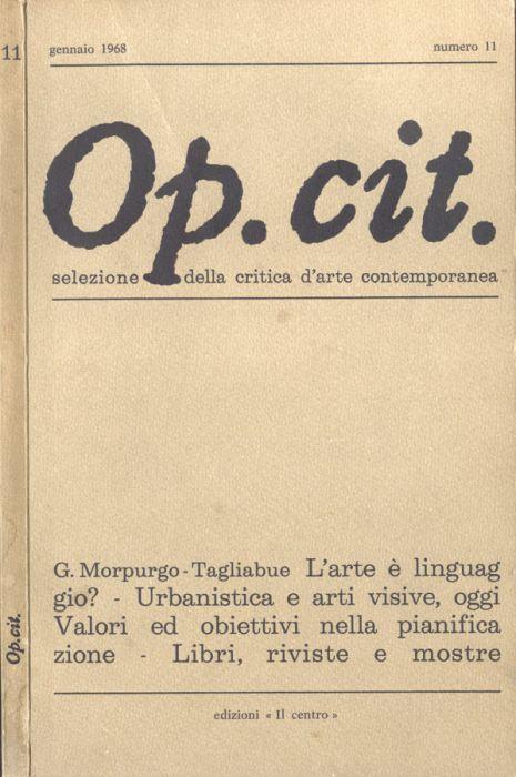 Op. Cit. n. 11 - copertina