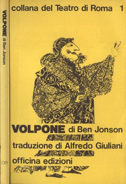Volpone - Ben Johnson - copertina