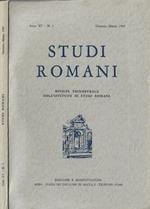 Studi romani anno 1967 N. 1
