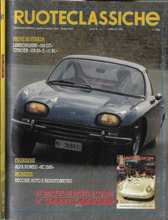 Ruoteclassiche anno 1993 N. 61 - copertina