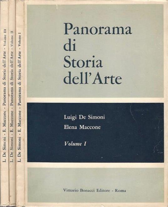Panorama di Storia dell'Arte - Voll. I, II, III - copertina