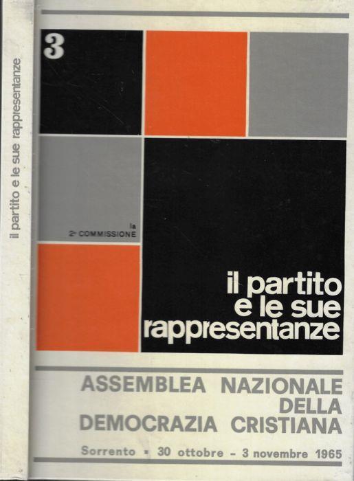 Il partito e le sue rappresentanze - copertina