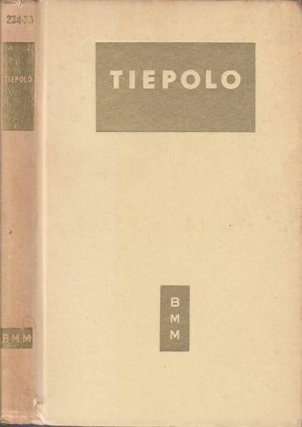 Tiepolo - Terisio Pignatti - copertina