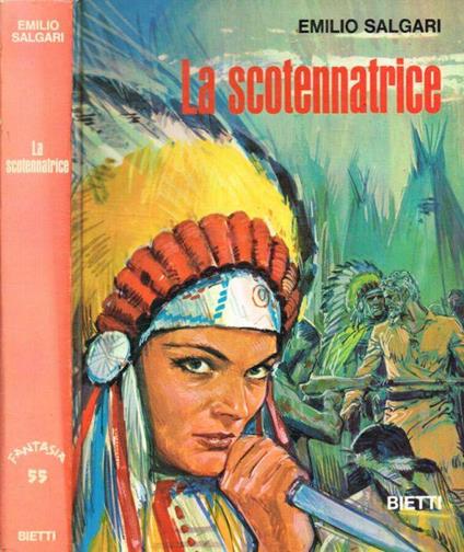 La scotennatrice - Emilio Salgari - copertina