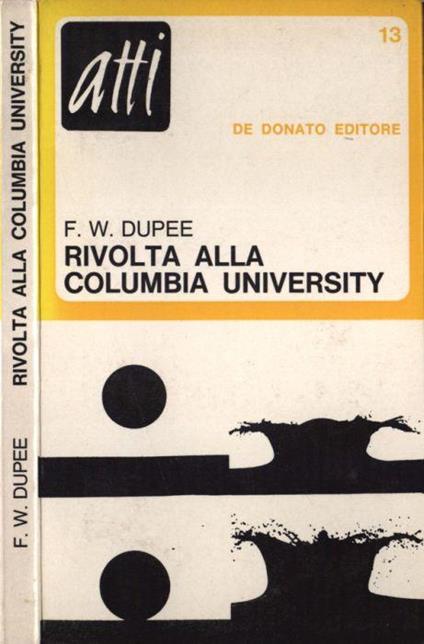 Rivolta alla Columbia University - copertina