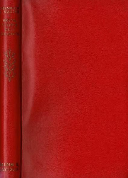 Breve storia dell'Oriente - copertina