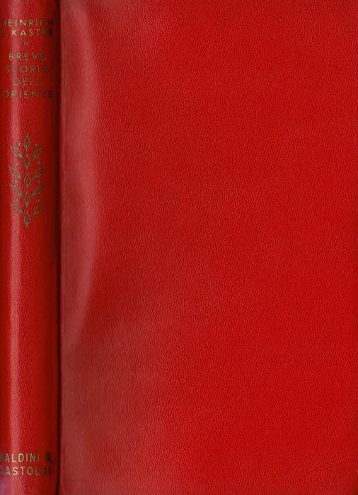Breve storia dell'Oriente - copertina