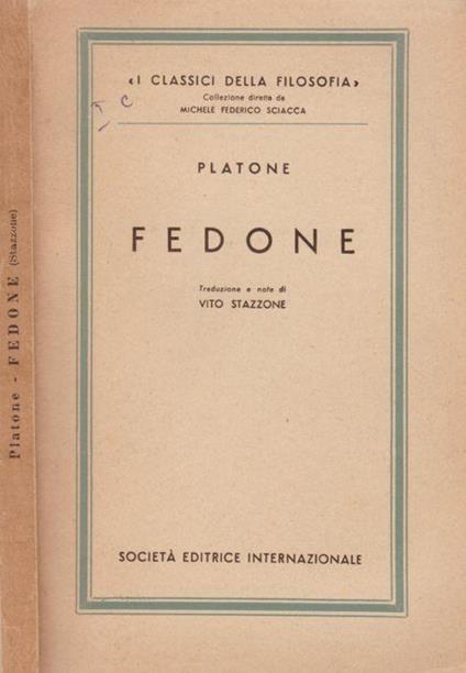 Fedone - Platone - copertina