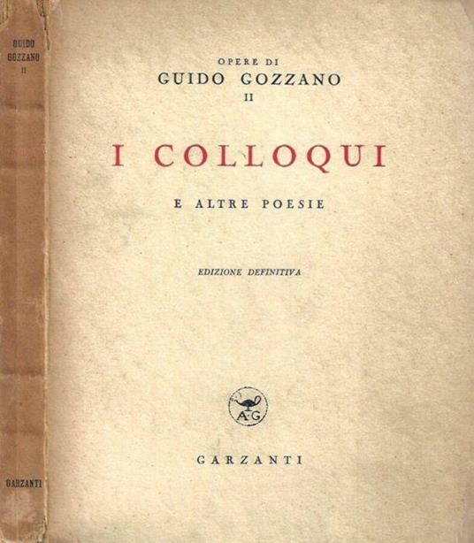 I Colloqui e altre poesie - Guido Gozzano - copertina