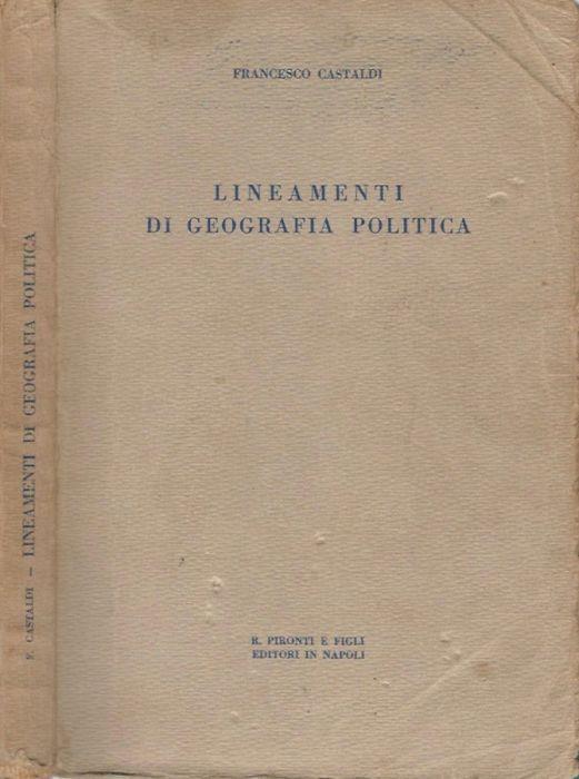 Lineamenti di Geografia Politica - Francesco Castaldi - copertina