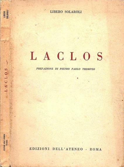 Laclos - Libero Solaroli - copertina