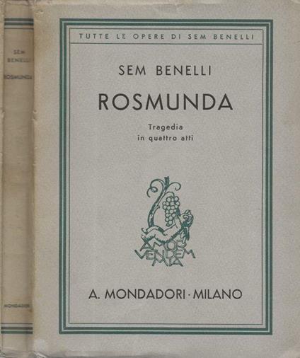 Rosmunda - Sem Benelli - copertina