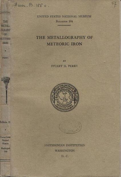 The metallography of meteoric iron - copertina