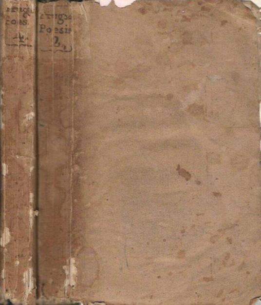 Poesie scelte dell'abate Carlo Innocenzo Frugoni - Voll. II, IV - Carlo Innocenzo Frugoni - copertina