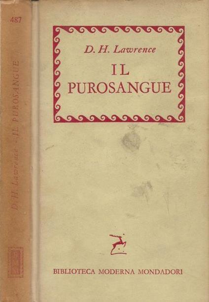 Il purosangue - David Herbert Lawrence - copertina