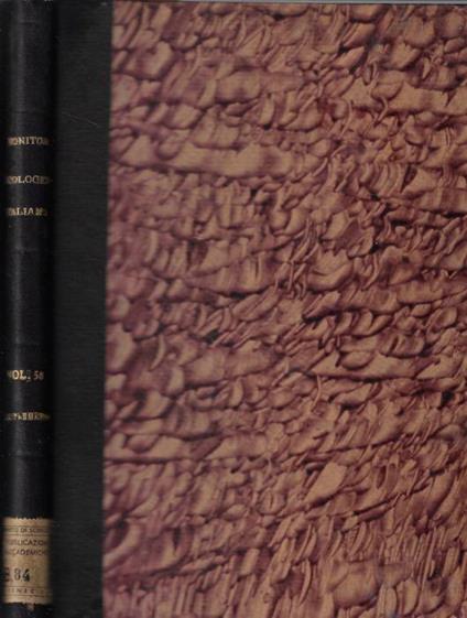 Atti della Società Italiana di Anatomia supplemento al Vol. LVIII - copertina