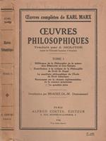 Oeuvres philosophiques - Tome I