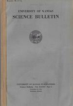 University of Kansas Science Bulletin Vol. XXVII Part. I