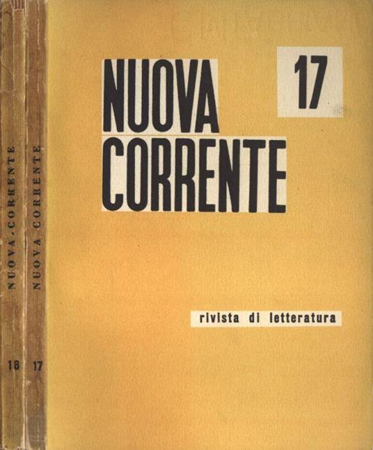 Nuova Corrente n. 17 - 18 - copertina