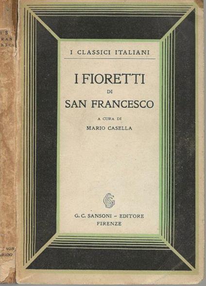 I fioretti di San Francesco - Mario Casella - copertina