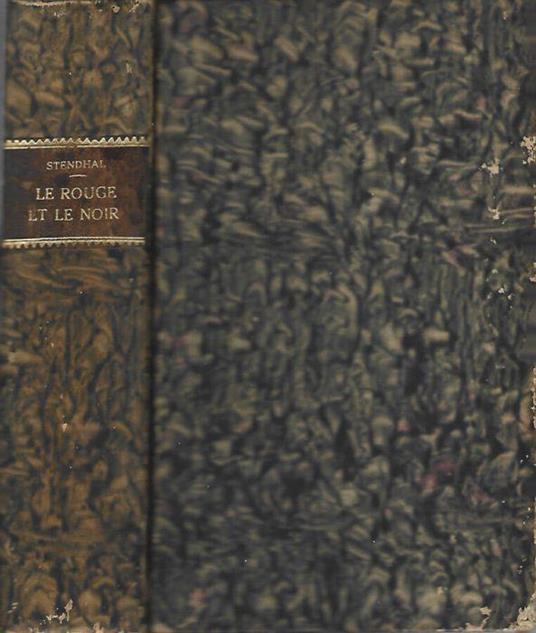 Le Rouge et le Noir - Stendhal - copertina