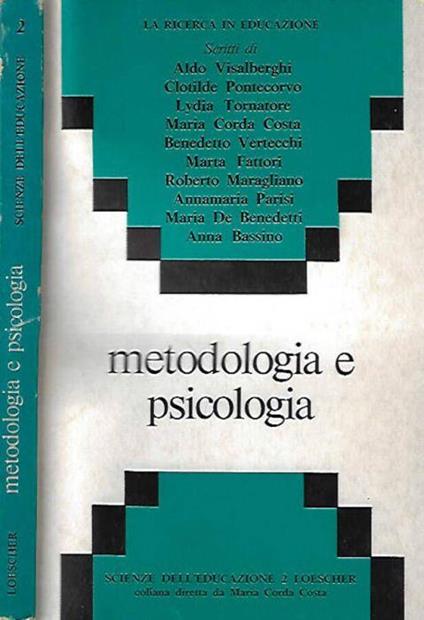 Metodologia e psicologia - copertina