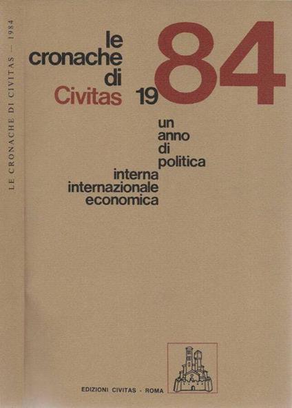 Le cronache di Civitas - 1984 - copertina