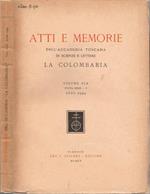 Atti e Memorie del'Accademia Toscana di Scienze e Lettere La Colombaria