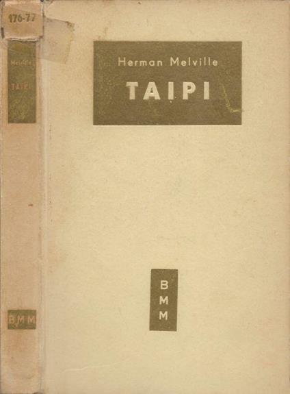 Taipi (sguardo alla vita polinesiana) - Herman Melville - copertina