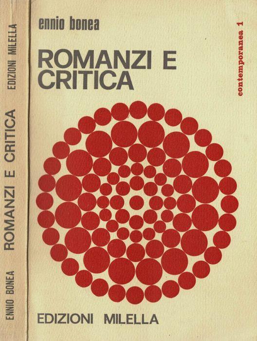 Romanzi e Critica - Ennio Bonea - copertina