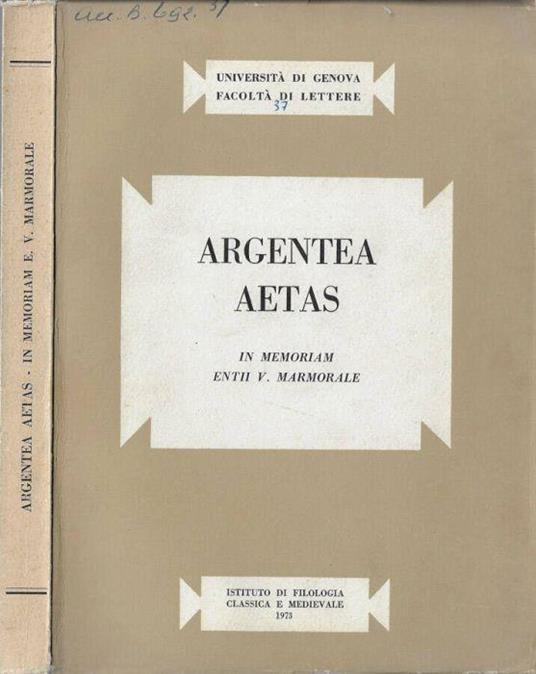 Argentea Aetas - copertina