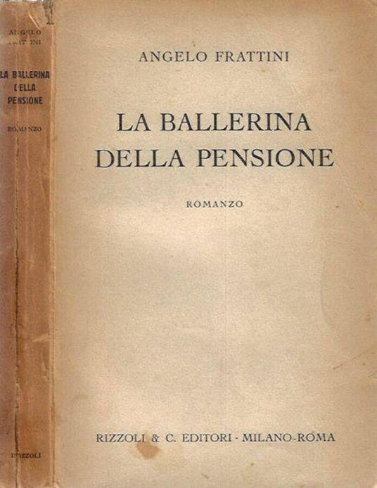 La ballerina della pensione - Angelo Frattini - copertina