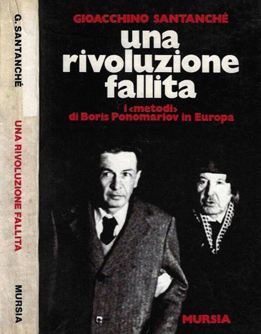 Una rivoluzione fallita - Gioacchino Santanchè - copertina